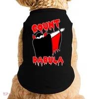 Count Dabula Bloody Vampire Halloween Doggie Tank thumb 0