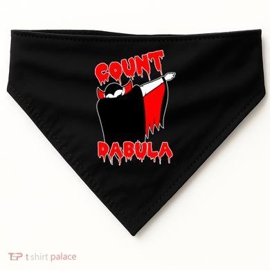 Count Dabula Bloody Vampire Halloween USA-Made Doggie Bandana