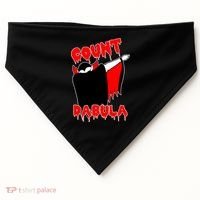 Count Dabula Bloody Vampire Halloween USA-Made Doggie Bandana thumb 0