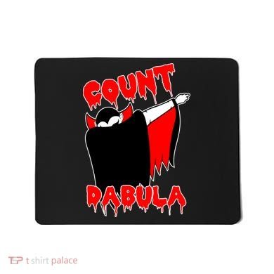 Count Dabula Bloody Vampire Halloween Mousepad