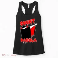 Count Dabula Bloody Vampire Halloween Women's Tank Top thumb 0
