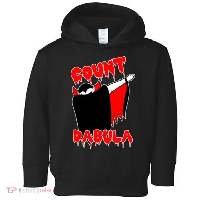 Count Dabula Bloody Vampire Halloween Toddler Hoodie