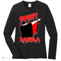 Count Dabula Bloody Vampire Halloween Women's Long Sleeve Shirt thumb 0