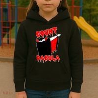 Count Dabula Bloody Vampire Halloween Kids Hoodie thumb 3