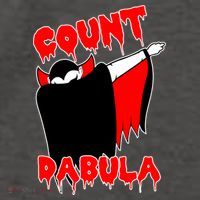 Count Dabula Bloody Vampire Halloween Vector Backpack thumb 2