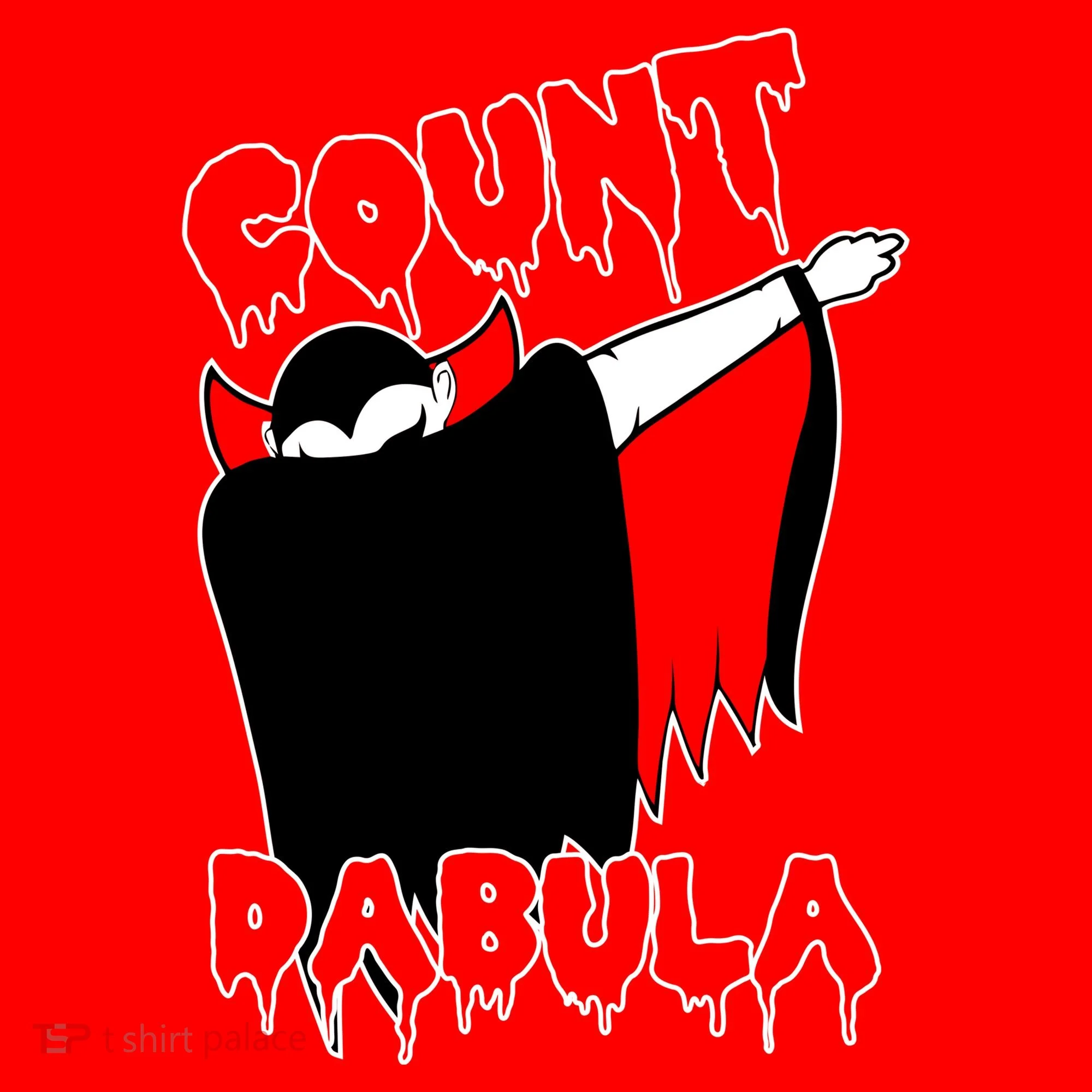 Count Dabula Bloody Vampire Halloween Santa Hat