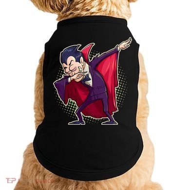 Count Dabula Dabbing Halloween Doggie Tank