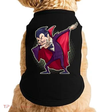 Count Dabula Dabbing Halloween Doggie Tank