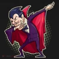 Count Dabula Dabbing Halloween Doggie Tank thumb 4