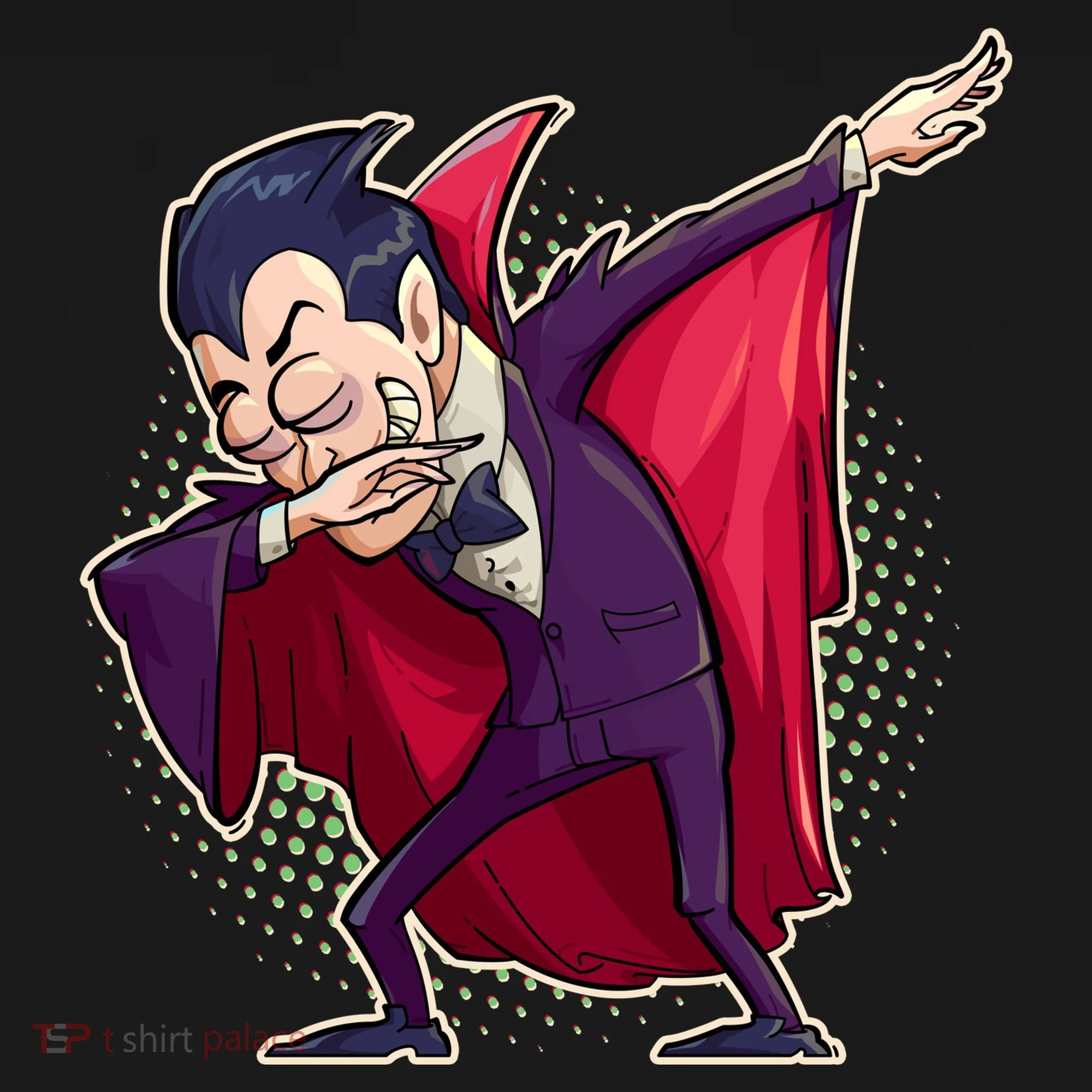 Count Dabula Dabbing Halloween Doggie Tank