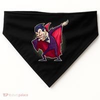 Count Dabula Dabbing Halloween USA-Made Doggie Bandana thumb 0