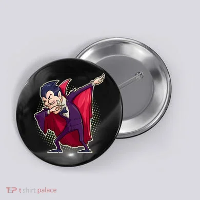 Count Dabula Dabbing Halloween Button