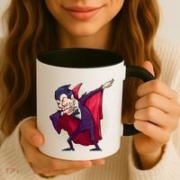 Count Dabula Dabbing Halloween Coffee Mug thumb 3
