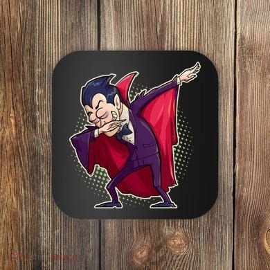Count Dabula Dabbing Halloween Coaster