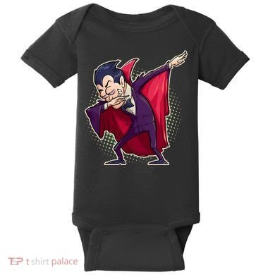 Count Dabula Dabbing Halloween Baby Bodysuit