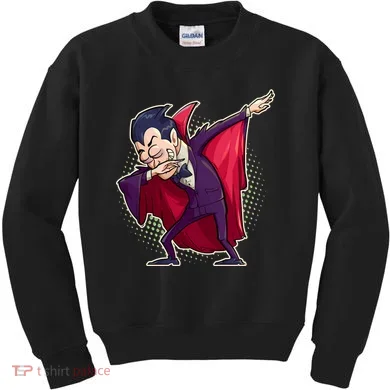 Count Dabula Dabbing Halloween Kids Sweatshirt