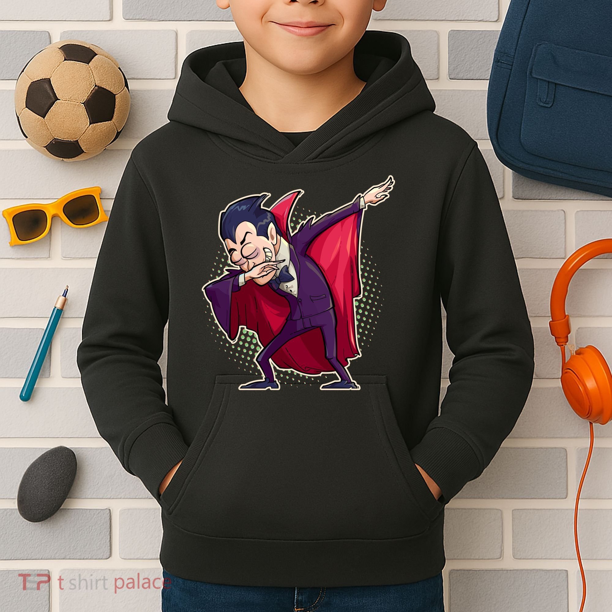 Count Dabula Dabbing Halloween Kids Hoodie