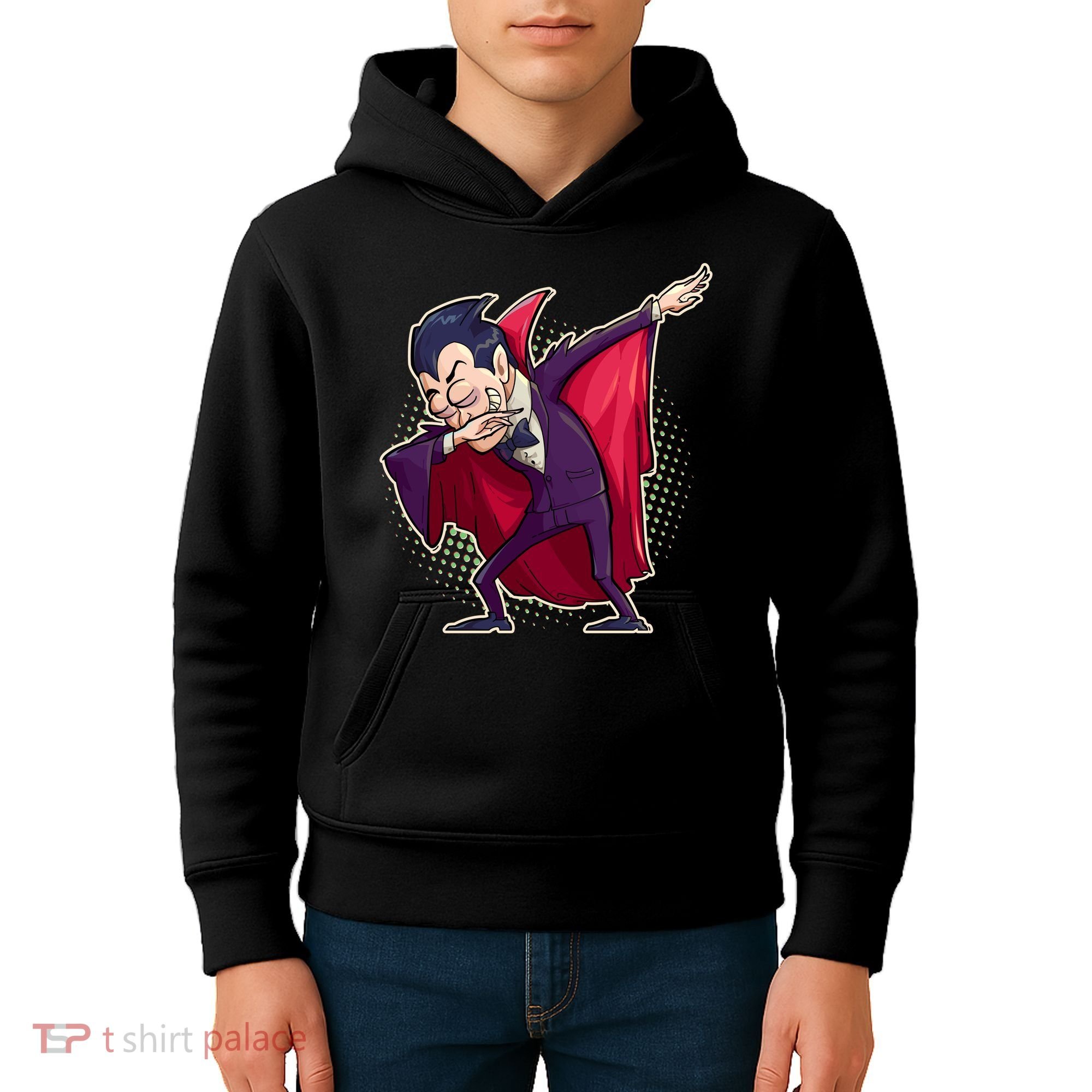 Count Dabula Dabbing Halloween Kids Hoodie