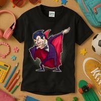 Count Dabula Dabbing Halloween Kids T-Shirt thumb 3