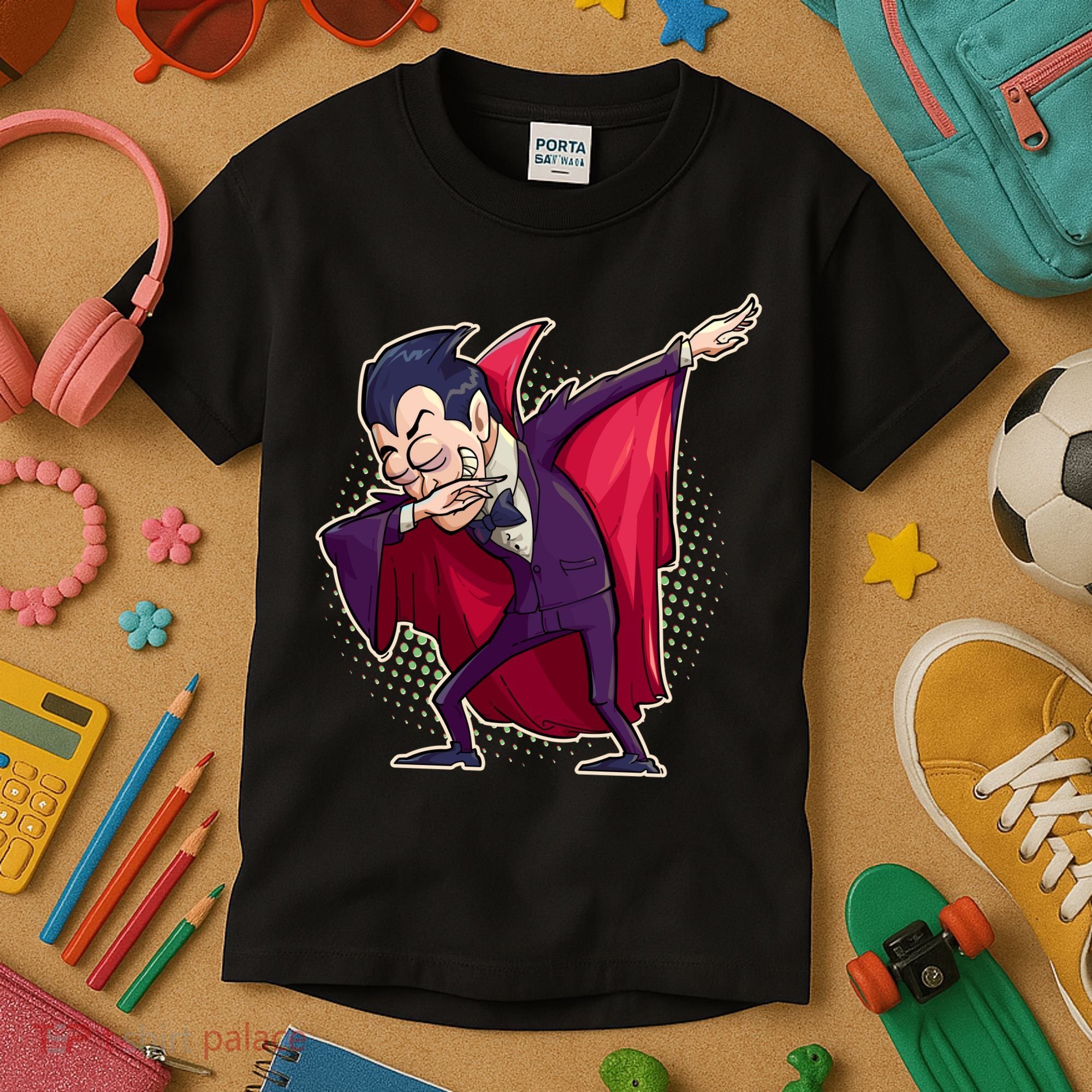 Count Dabula Dabbing Halloween Kids T-Shirt
