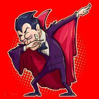 Count Dabula Dabbing Halloween Santa Hat thumb 1