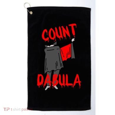 Count Dabula Dabbing Vampire Halloween Golf Towel