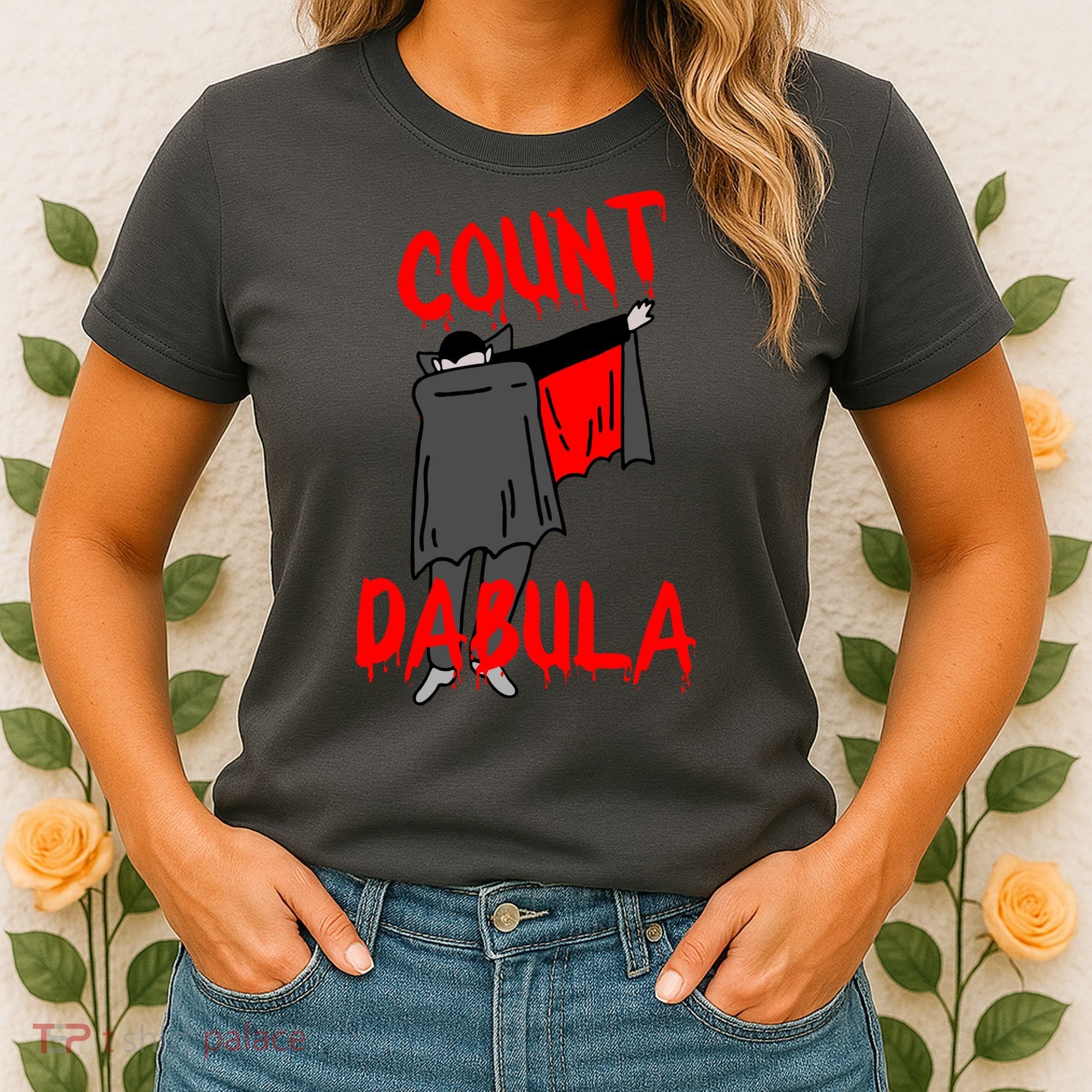 Count Dabula Dabbing Vampire Halloween Women's T-Shirt