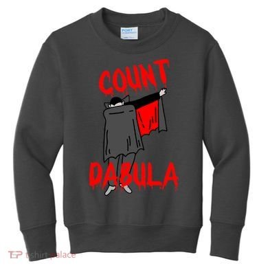 Count Dabula Dabbing Vampire Halloween Kids Sweatshirt