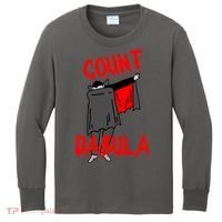 Count Dabula Dabbing Vampire Halloween Kids Long Sleeve Shirt thumb 0