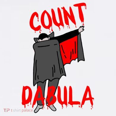 Count Dabula Dabbing Vampire Halloween Comfort Colors Garment-Dyed Hooded Sweatshirt