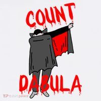 Count Dabula Dabbing Vampire Halloween Comfort Colors Garment-Dyed Hooded Sweatshirt thumb 2