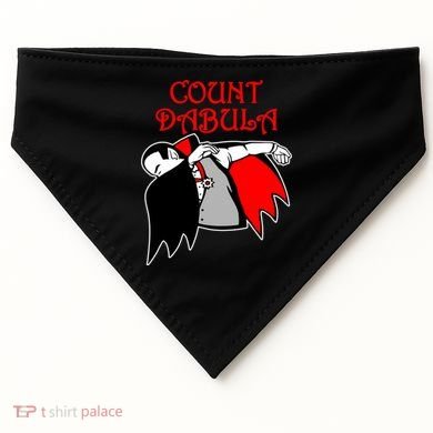 Count Dabula Halloween USA-Made Doggie Bandana