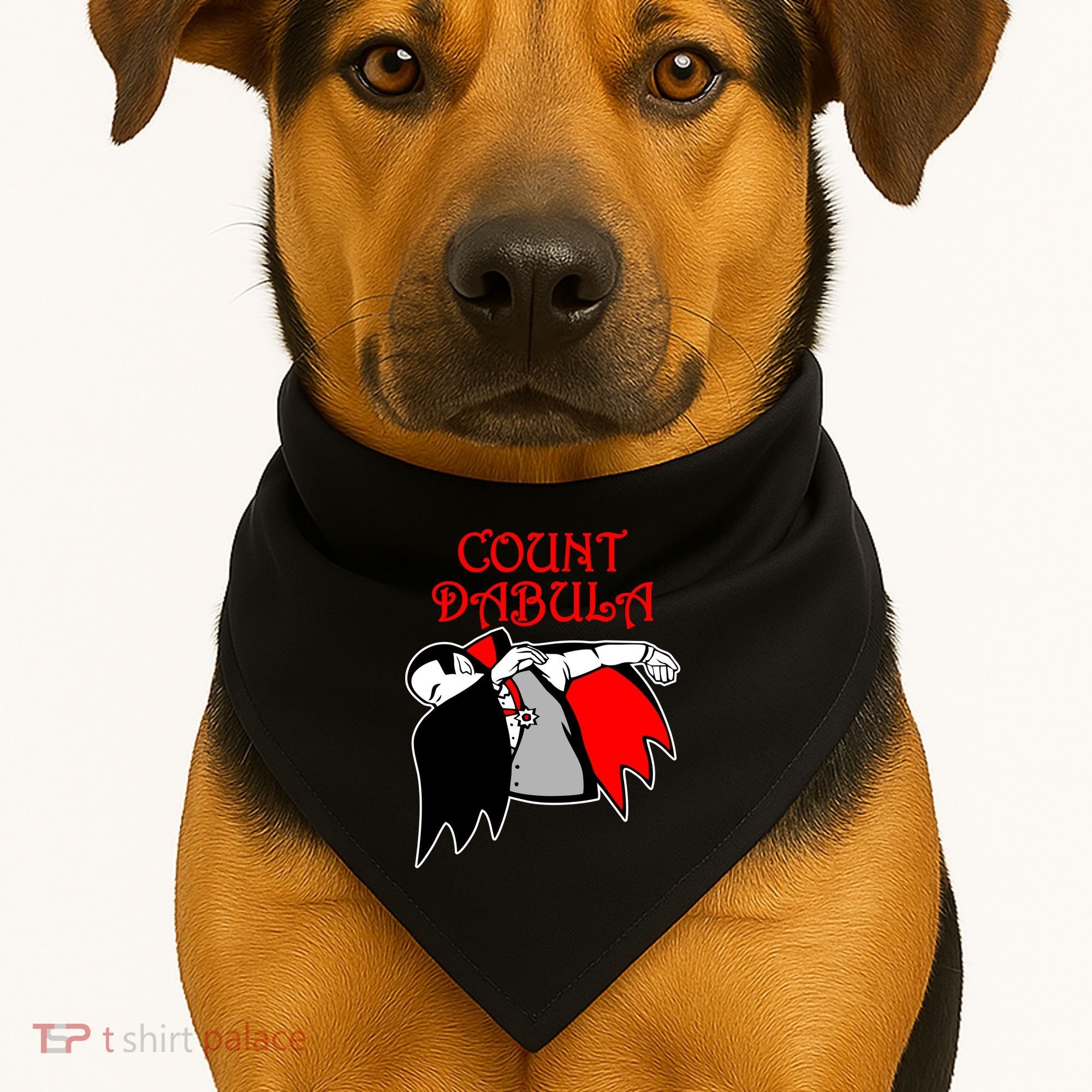 Count Dabula Halloween USA-Made Doggie Bandana