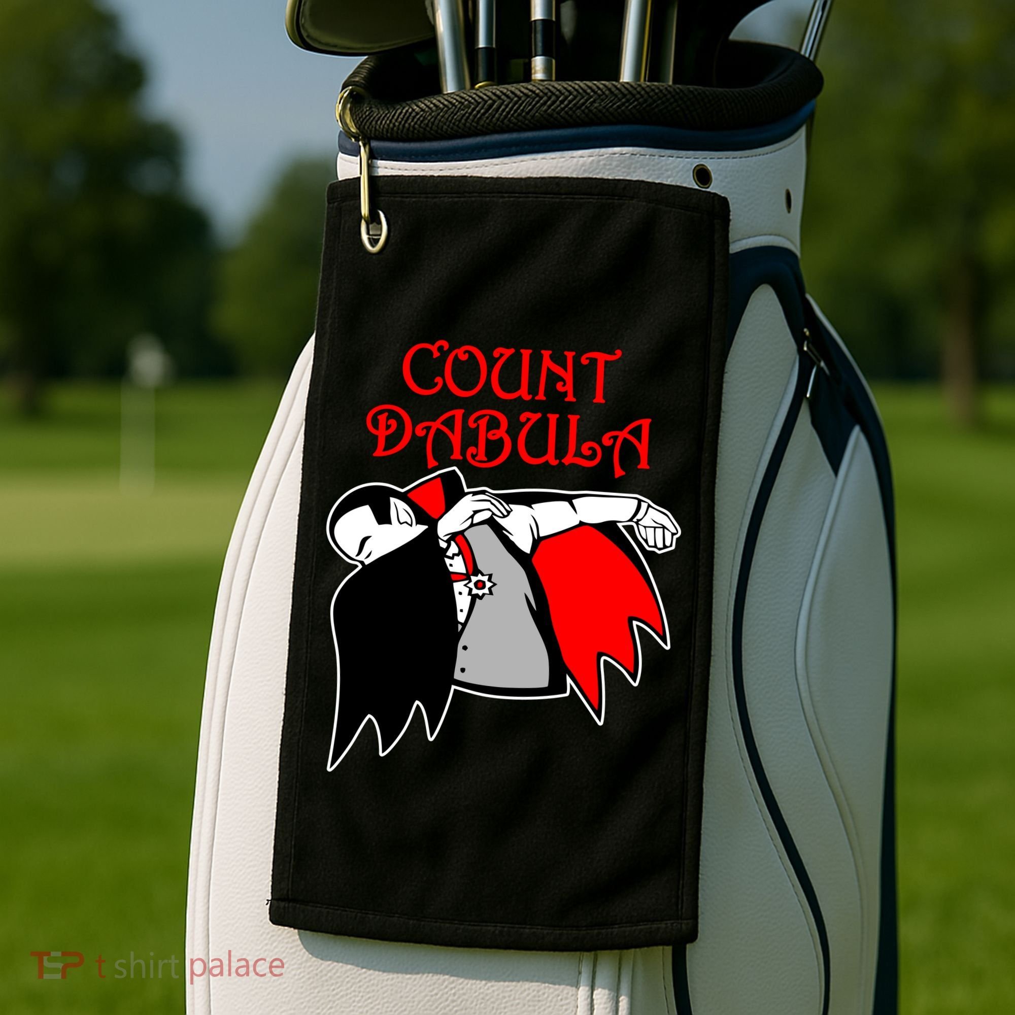 Count Dabula Halloween Golf Towel