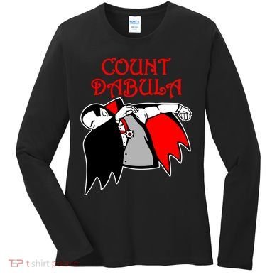 Count Dabula Halloween Women's Long Sleeve Shirt