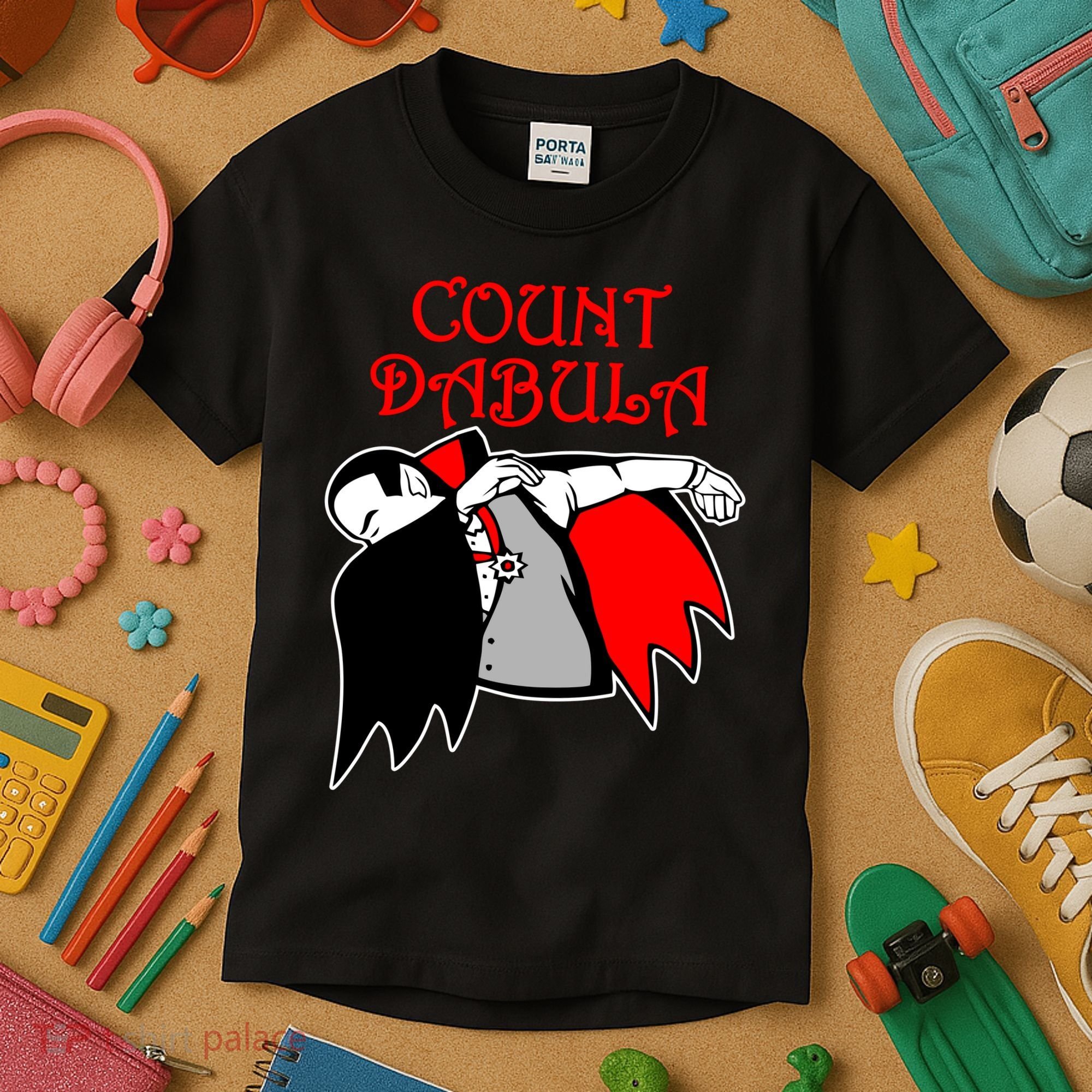 Count Dabula Halloween Kids T-Shirt