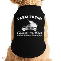 Country Farm Fresh Christmas Trees Doggie Tank thumb 0