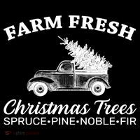 Country Farm Fresh Christmas Trees Bucket Hat thumb 4