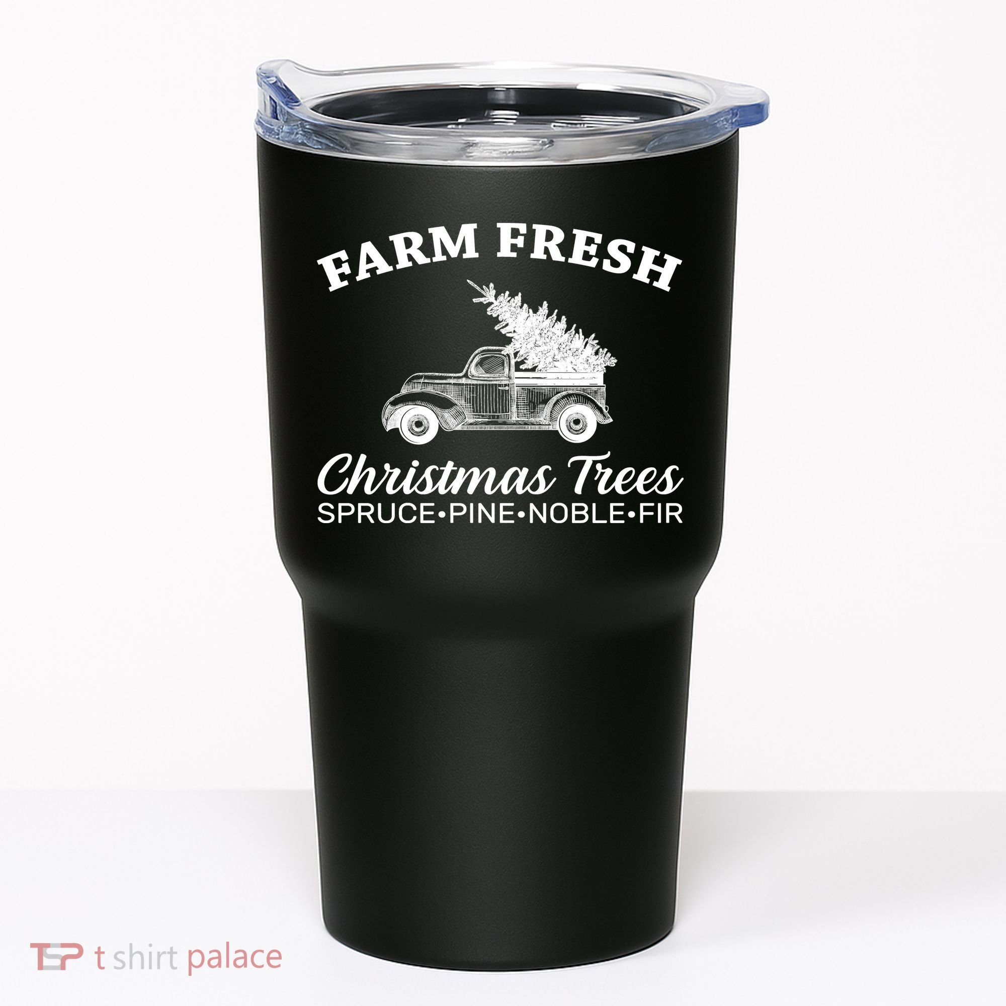 Country Farm Fresh Christmas Trees Tumbler