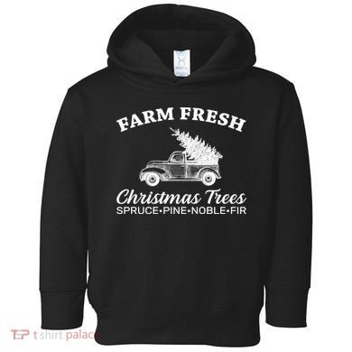 Country Farm Fresh Christmas Trees Toddler Hoodie