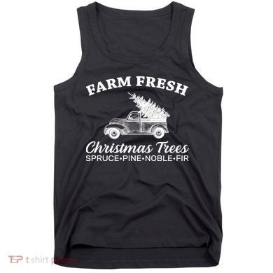 Country Farm Fresh Christmas Trees Tank Top