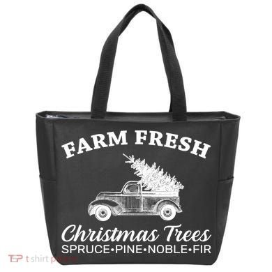 Country Farm Fresh Christmas Trees Tote Bag