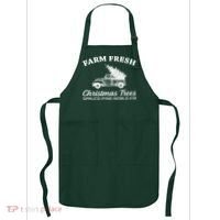 Country Farm Fresh Christmas Trees Apron thumb 0