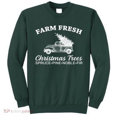 Country Farm Fresh Christmas Trees Sweatshirt