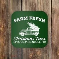 Country Farm Fresh Christmas Trees Coaster thumb 0