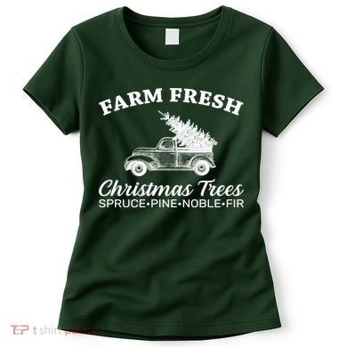 Country Farm Fresh Christmas Trees Women's T-Shirt
