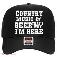 Country Music And Beer That's Why Im Here Hat thumb 0