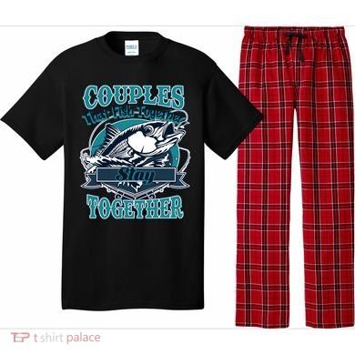 Couples The Fish Together Stay Together Pajama Set