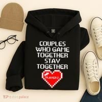 Couples Who Game Together Stay Together Hoodie thumb 4