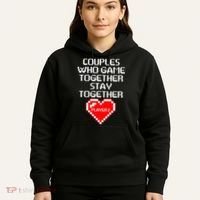 Couples Who Game Together Stay Together Hoodie thumb 5